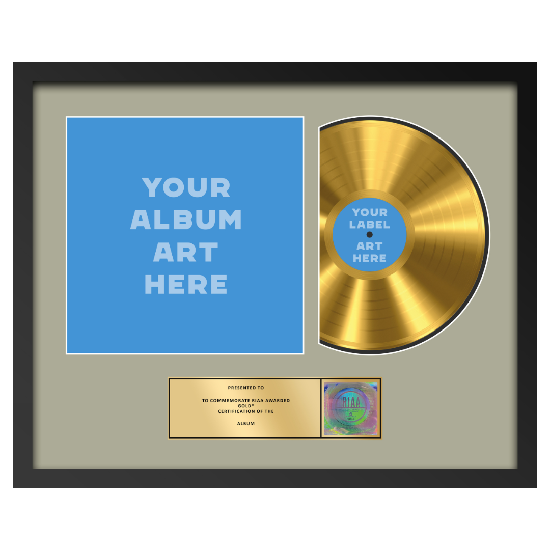 25"x20" RIAA Gold Award