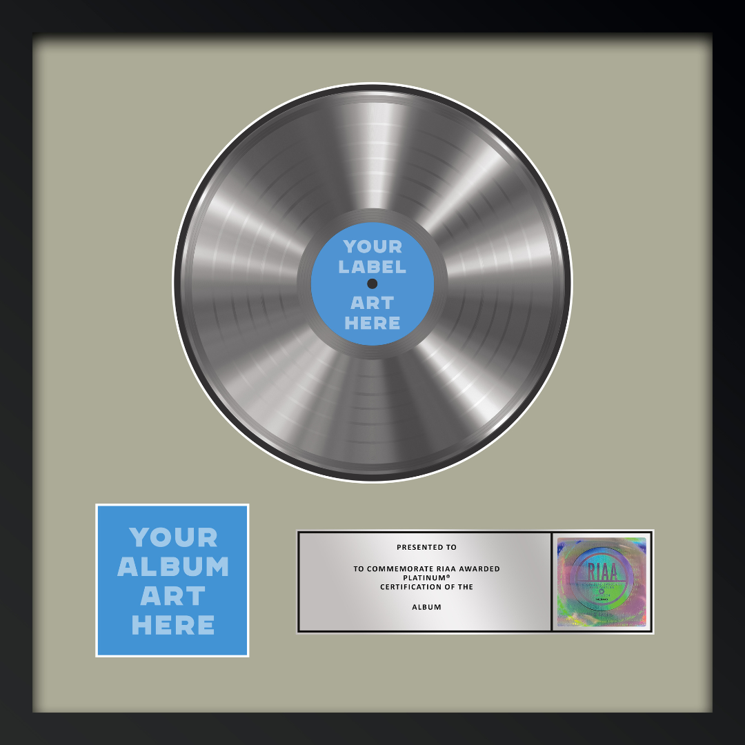 21"x21" RIAA Platinum Award