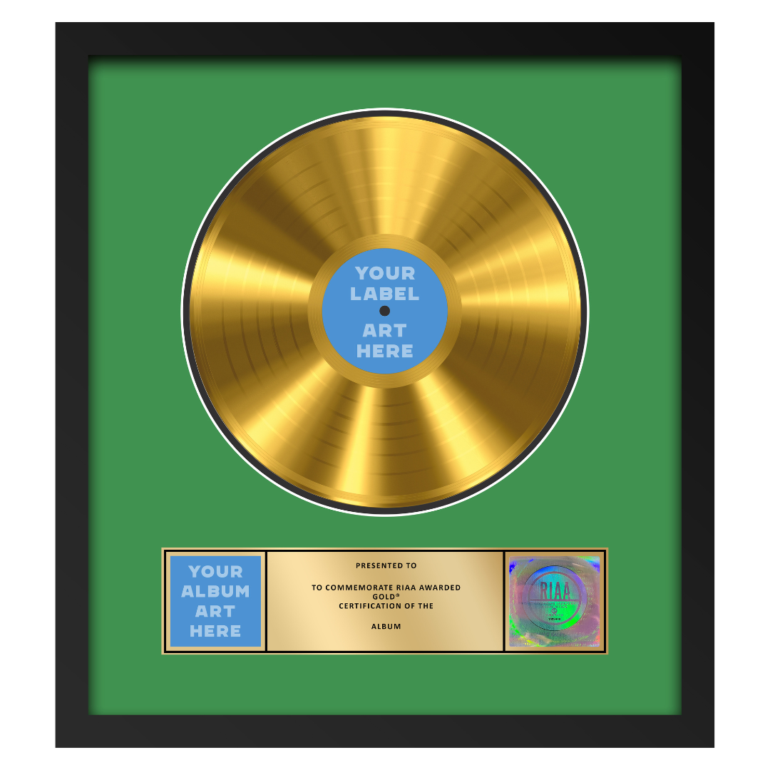 18"x20" RIAA Gold Award