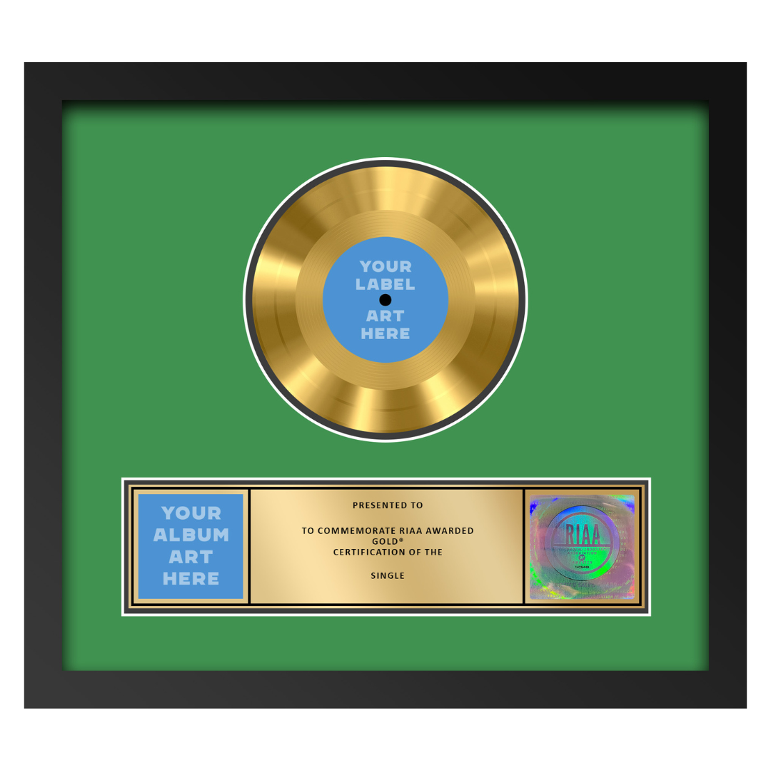 17"x15" RIAA Gold Award