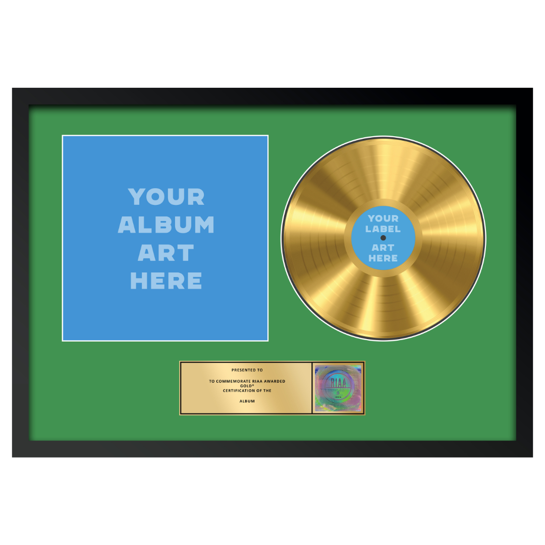 29"x20" RIAA Gold Award