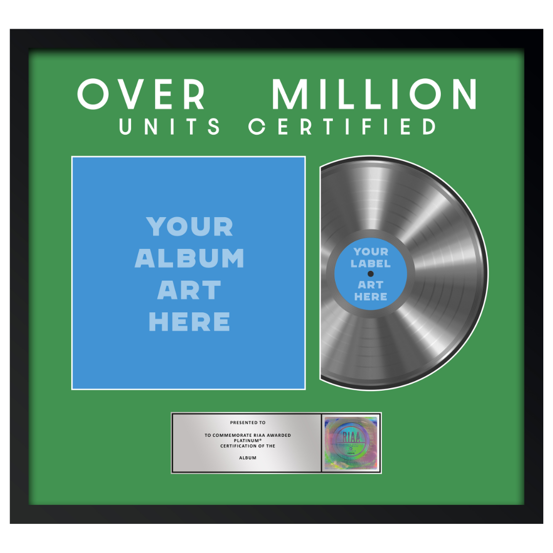 26"x24" RIAA Platinum Award