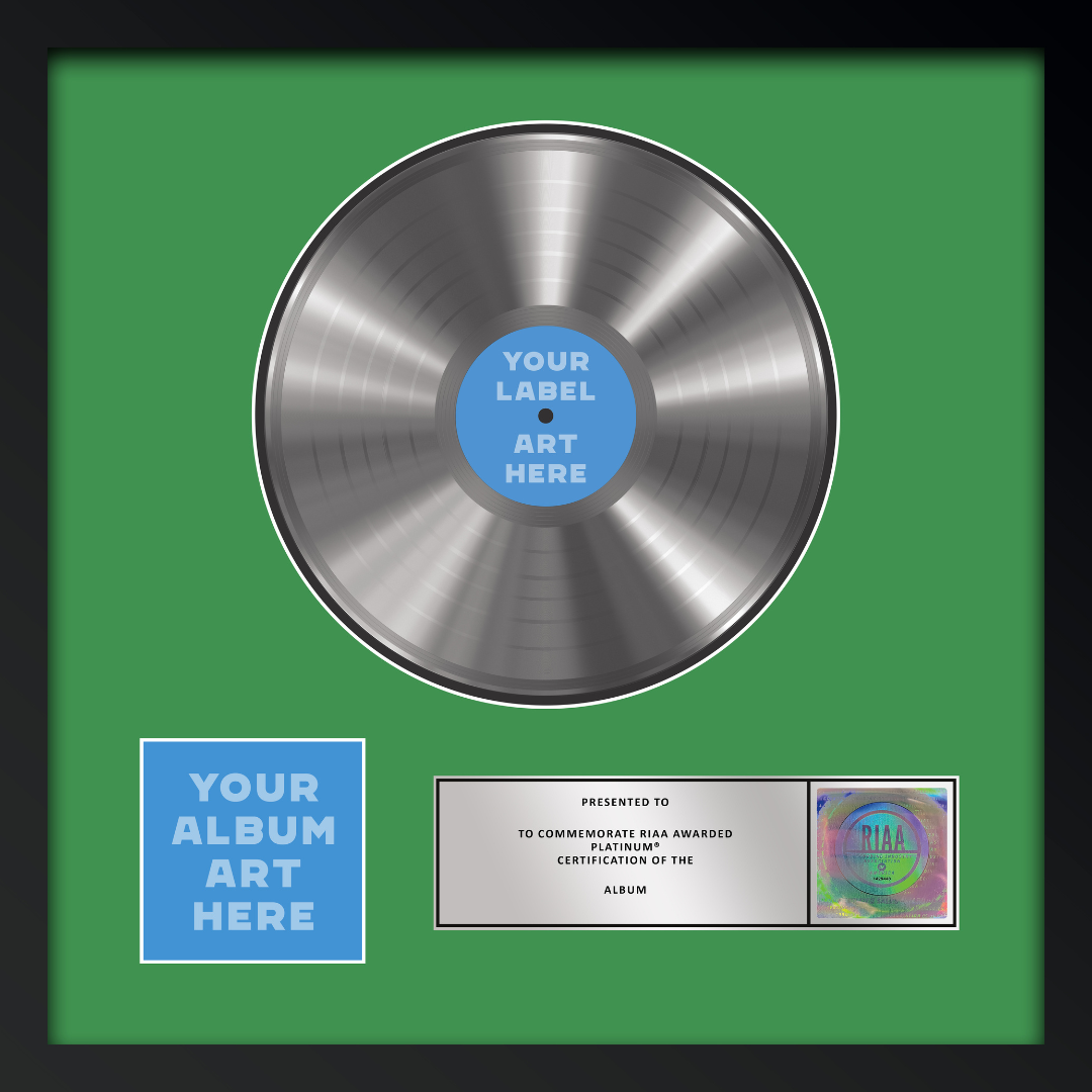 21"x21" RIAA Platinum Award