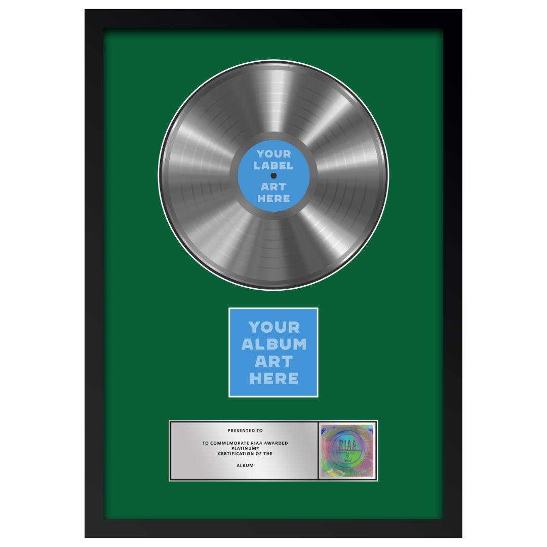 18"x26" RIAA Platinum Award