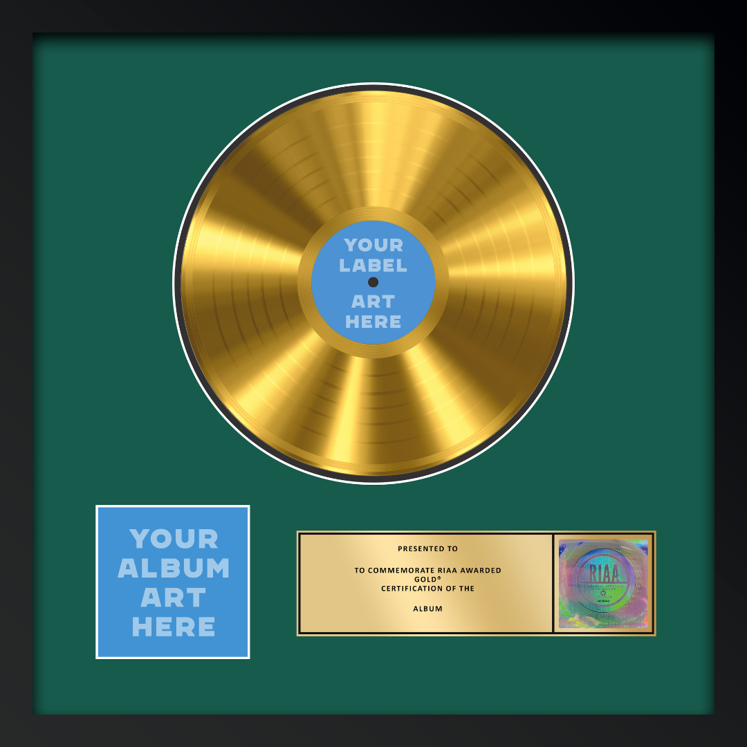 21"x21" RIAA Gold Award