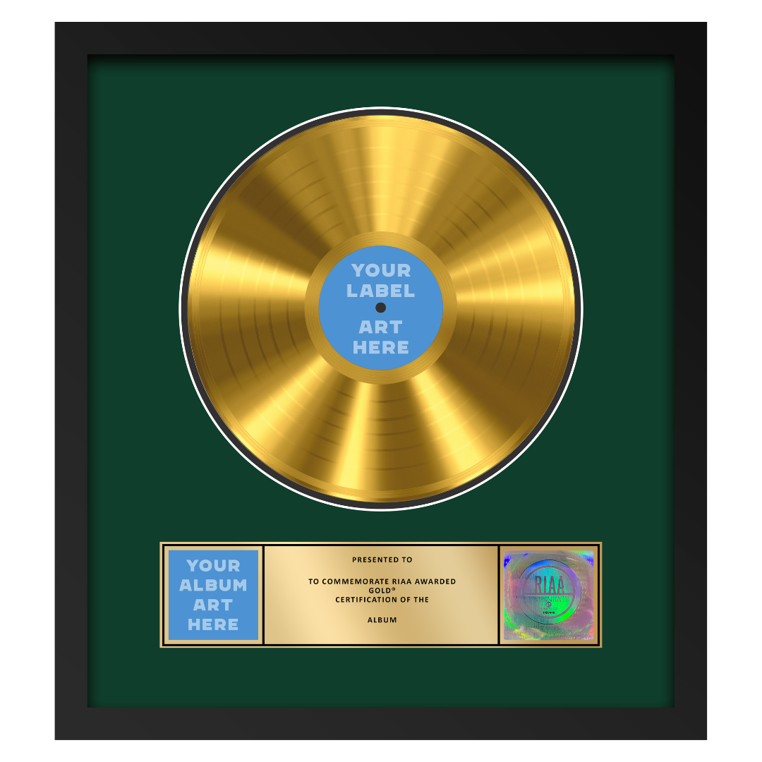 18"x20" RIAA Gold Award