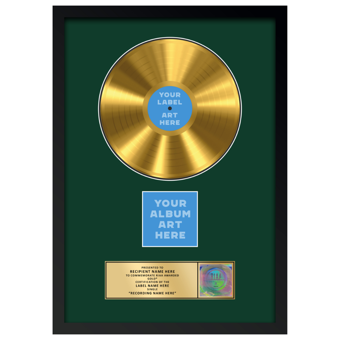 18"x26" RIAA Gold Award