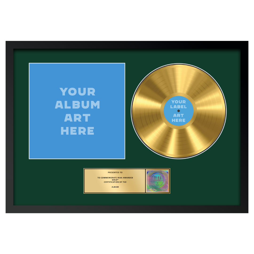 29"x20" RIAA Gold Award