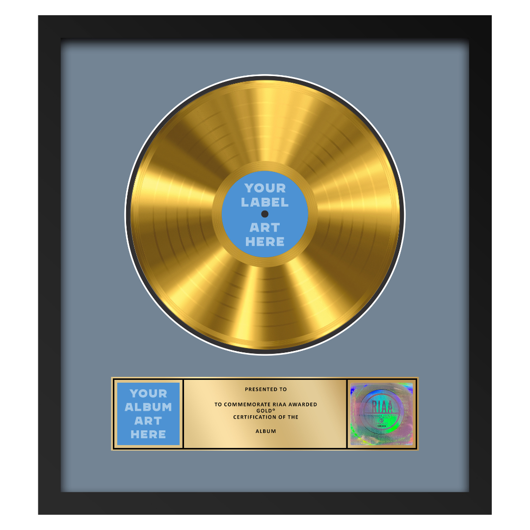 18"x20" RIAA Gold Award