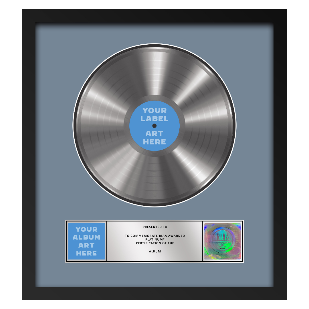 18"x20" RIAA Platinum Award