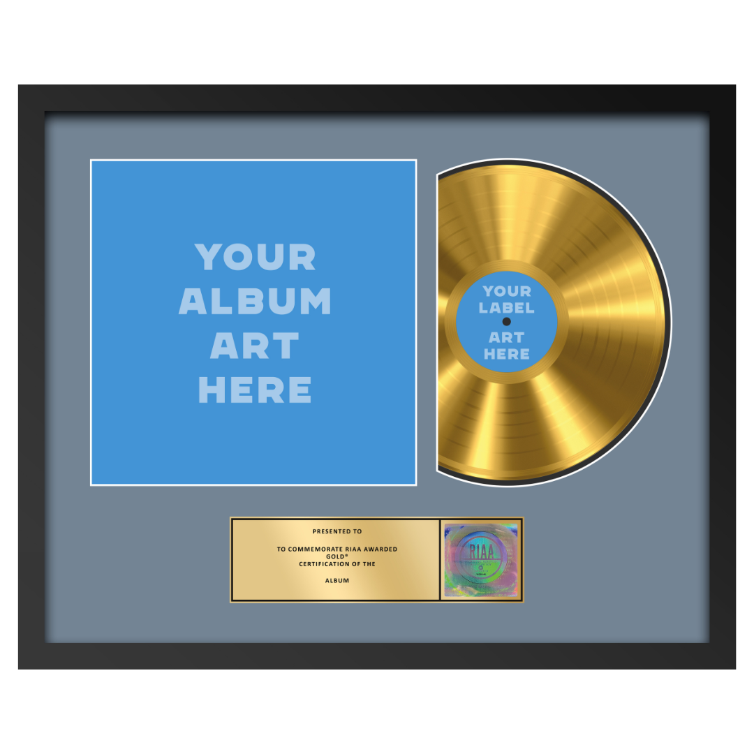 25"x20" RIAA Gold Award