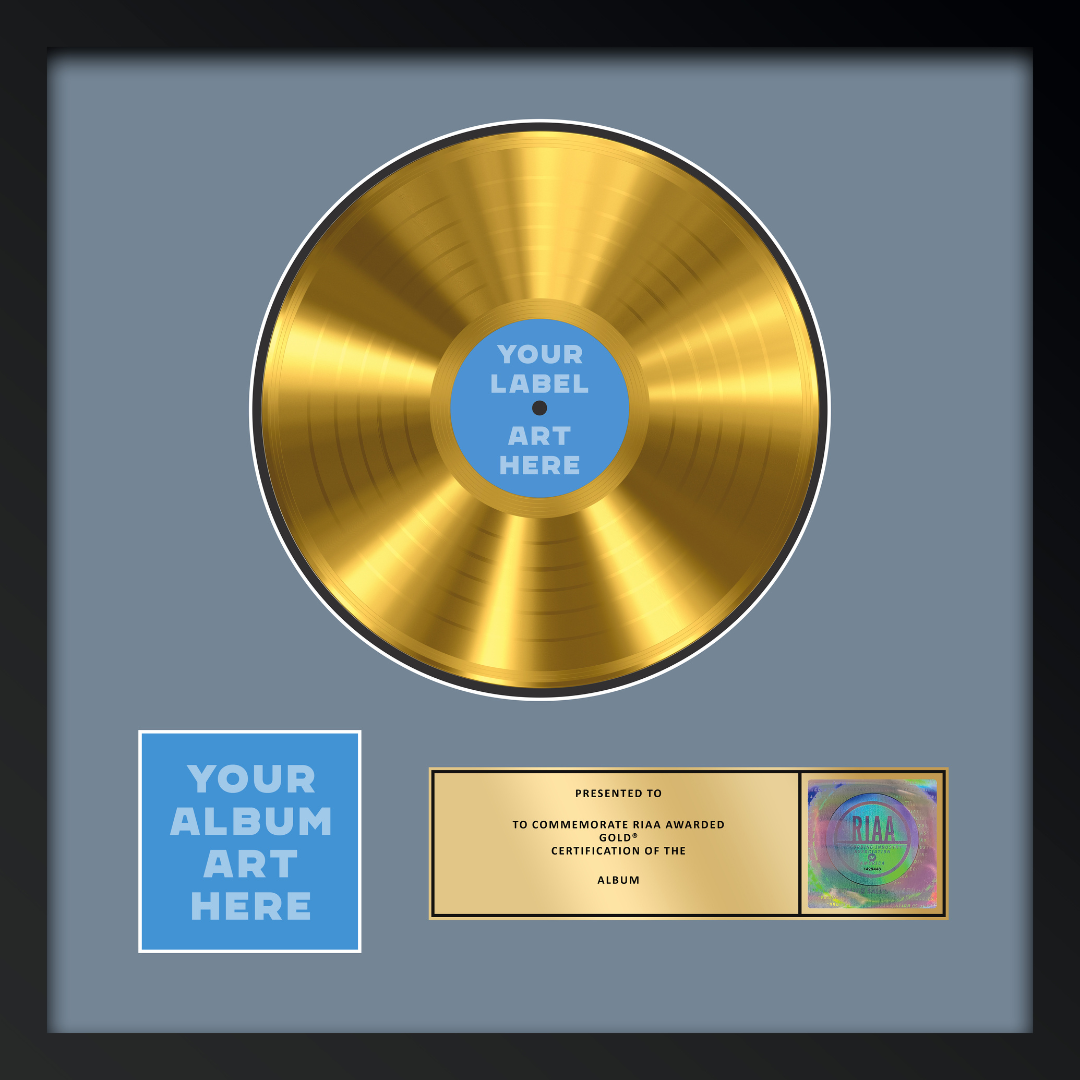 21"x21" RIAA Gold Award