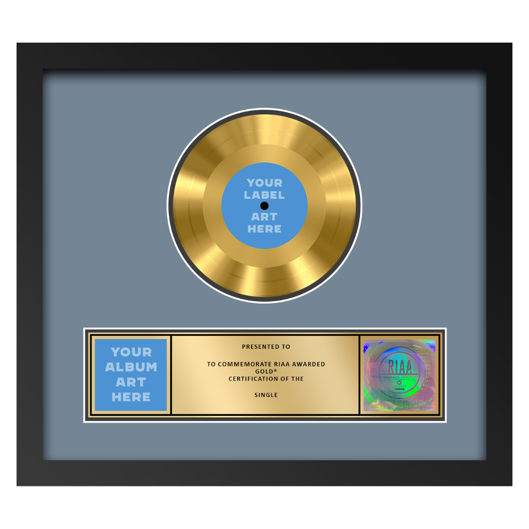 17"x15" RIAA Gold Award