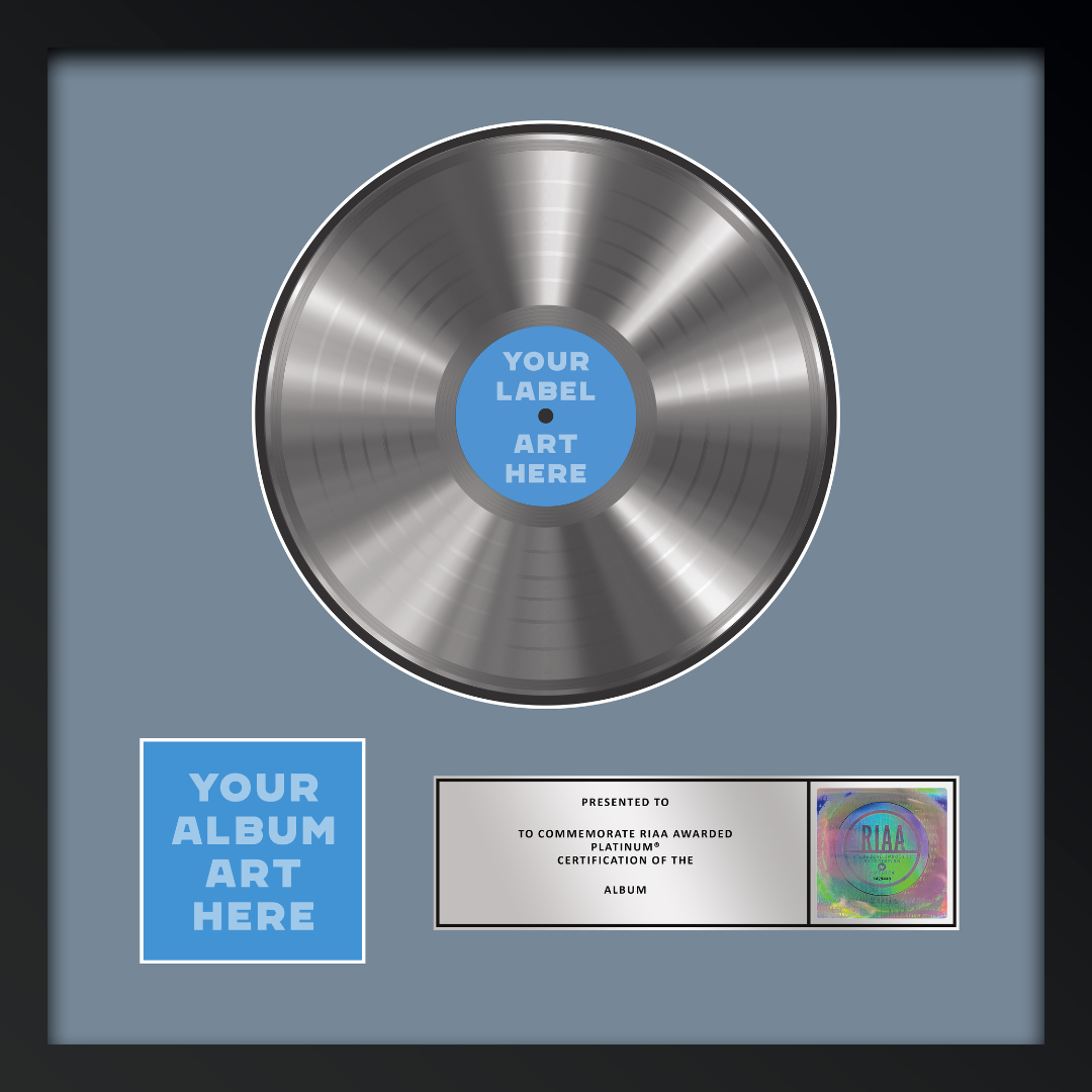 21"x21" RIAA Platinum Award