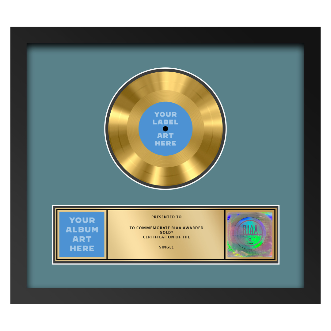 17"x15" RIAA Gold Award