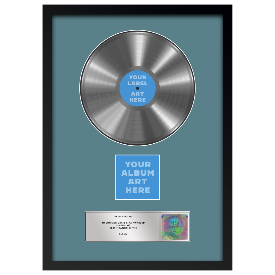 18"x26" RIAA Platinum Award