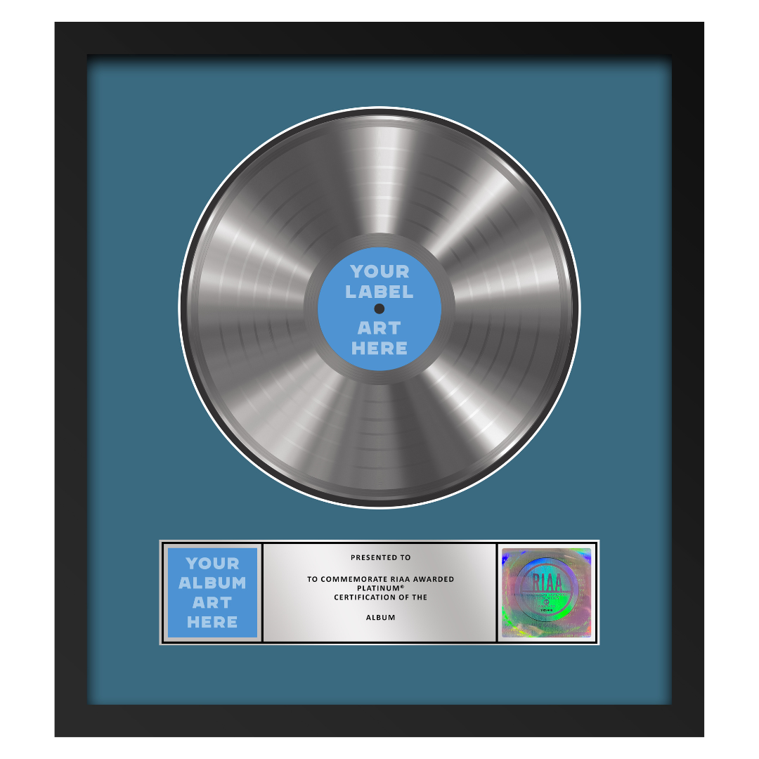 18"x20" RIAA Platinum Award