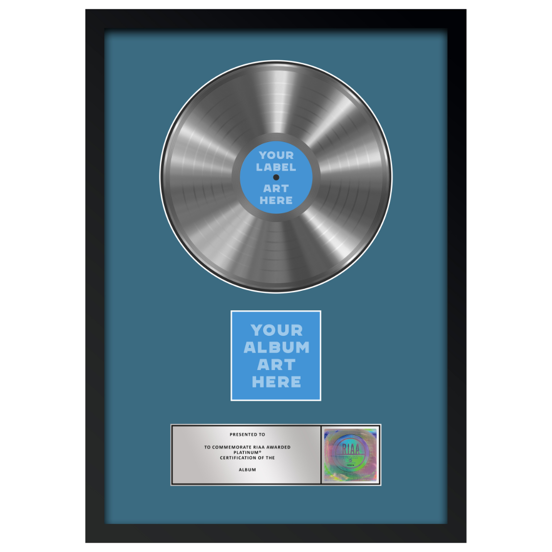 18"x26" RIAA Platinum Award