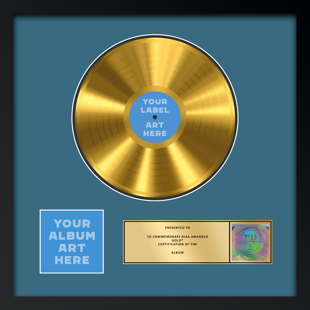 21"x21" RIAA Gold Award