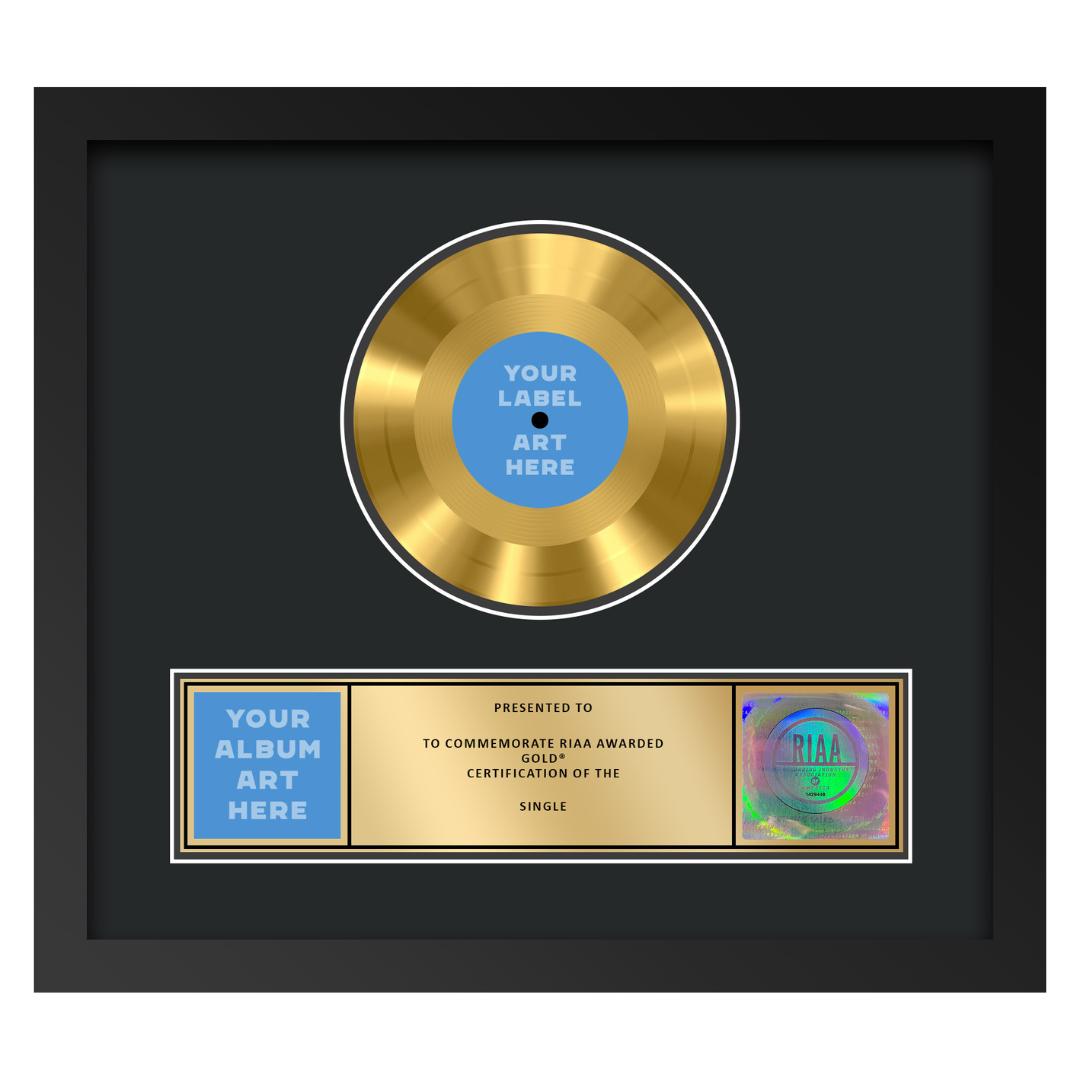 17"x15" RIAA Gold Award