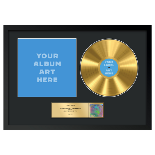 29"x20" RIAA Gold Award