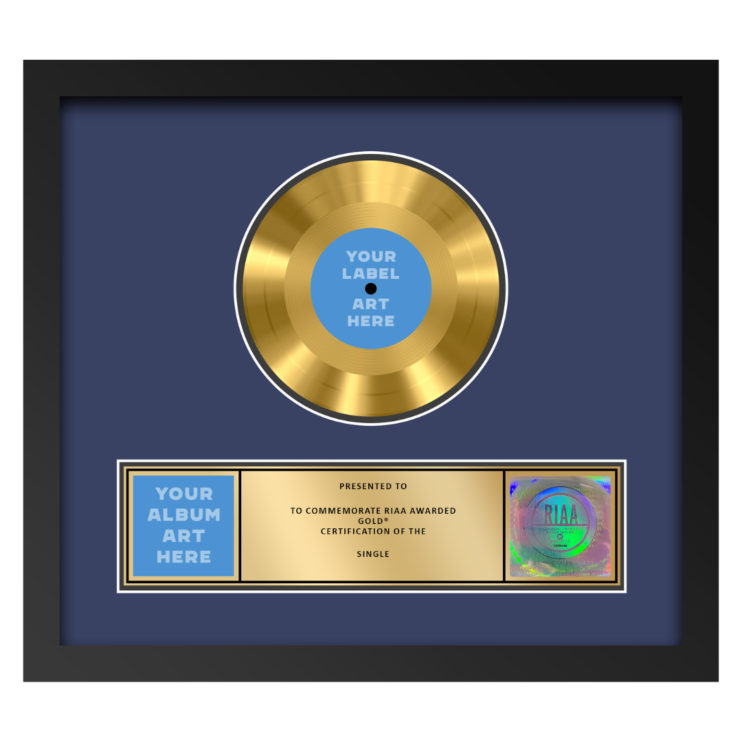 17"x15" RIAA Gold Award