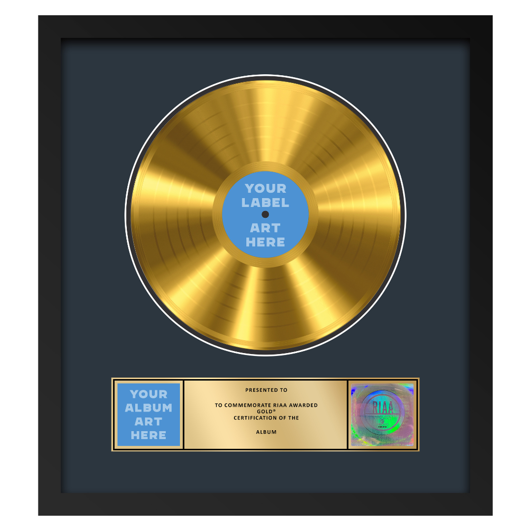 18"x20" RIAA Gold Award