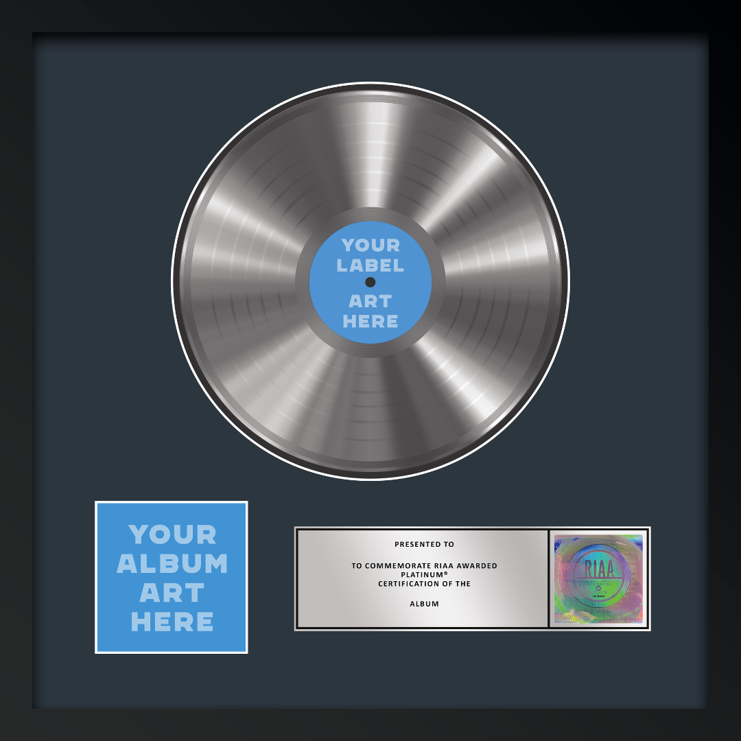 21"x21" RIAA Platinum Award