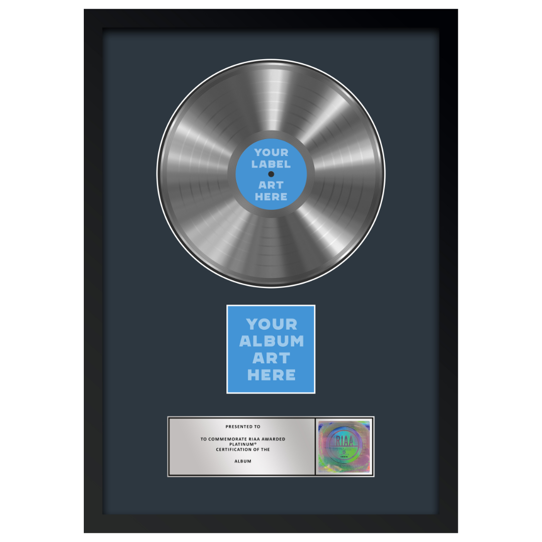 18"x26" RIAA Platinum Award