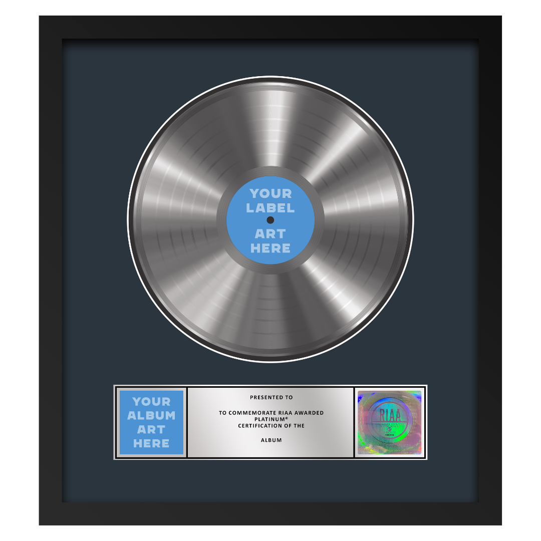 18"x20" RIAA Platinum Award