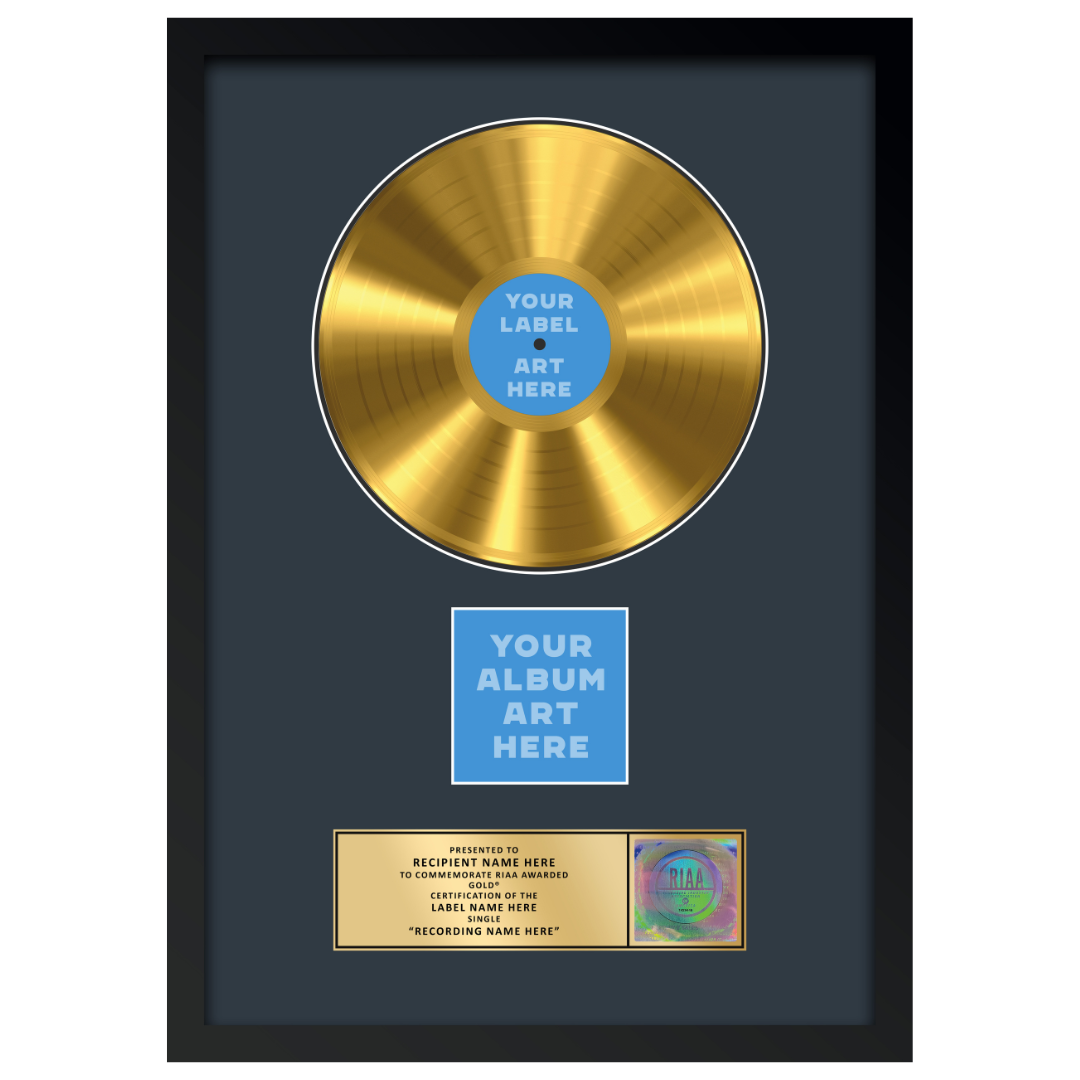 18"x26" RIAA Gold Award