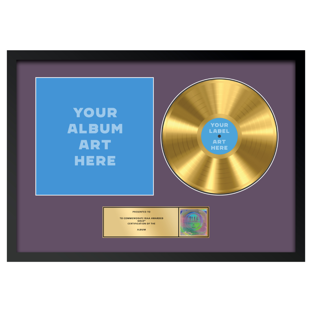 29"x20" RIAA Gold Award