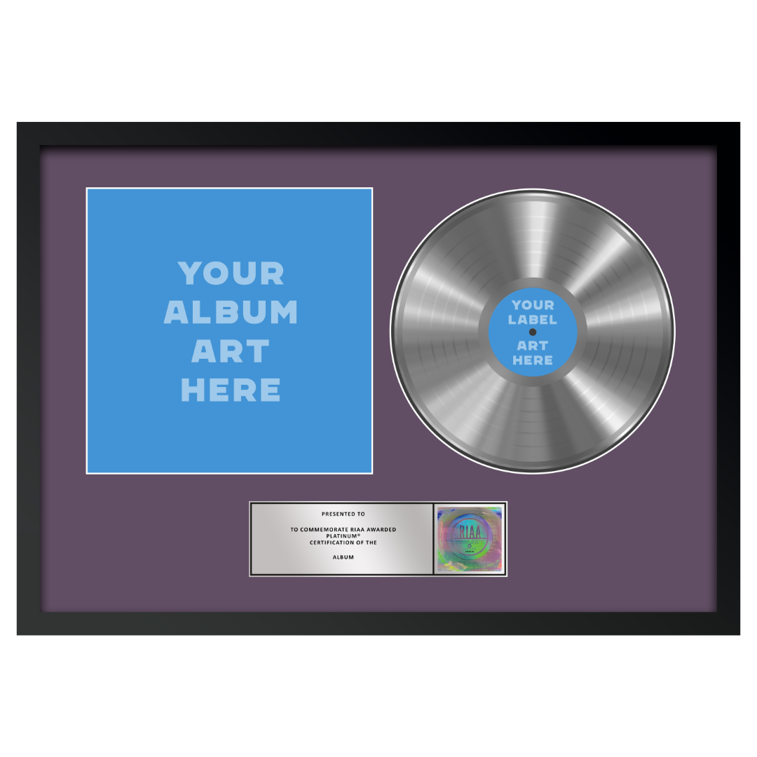 29"x20" RIAA Platinum Award