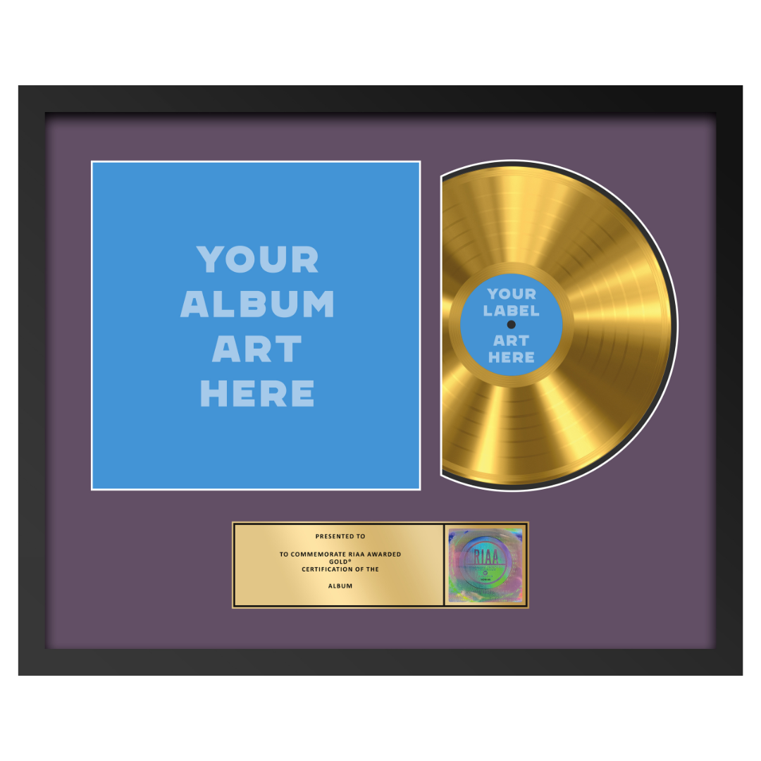 25"x20" RIAA Gold Award