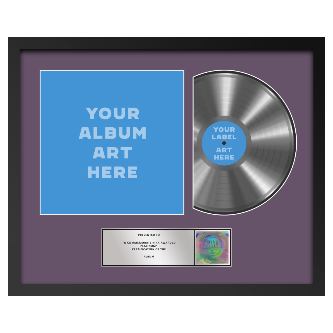 25"x20" RIAA Platinum Award