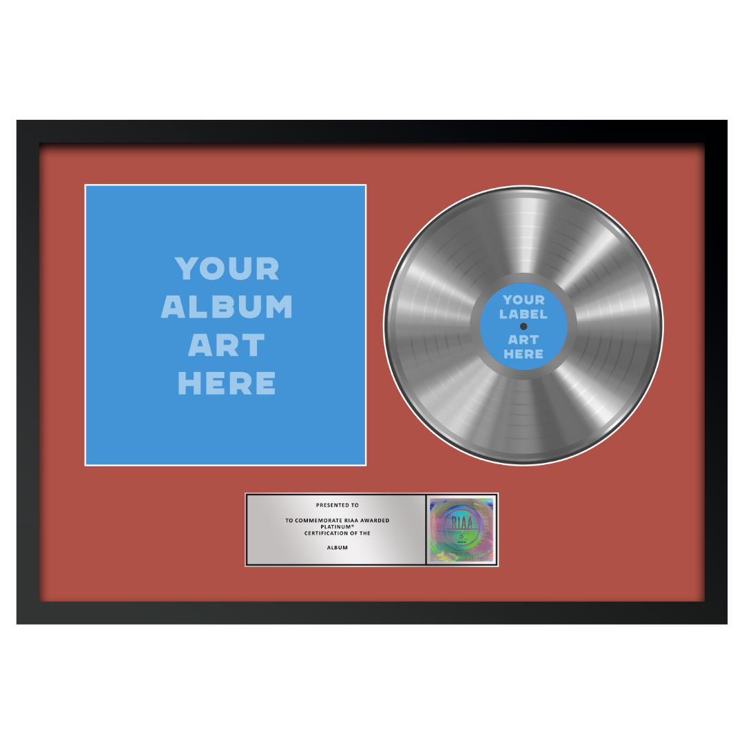 29"x20" RIAA Platinum Award