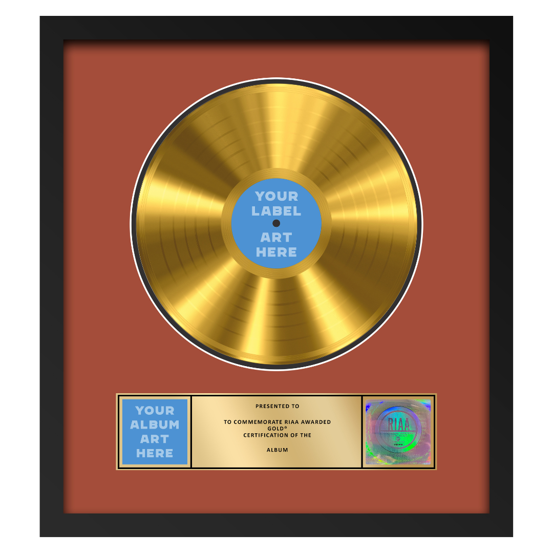 18"x20" RIAA Gold Award