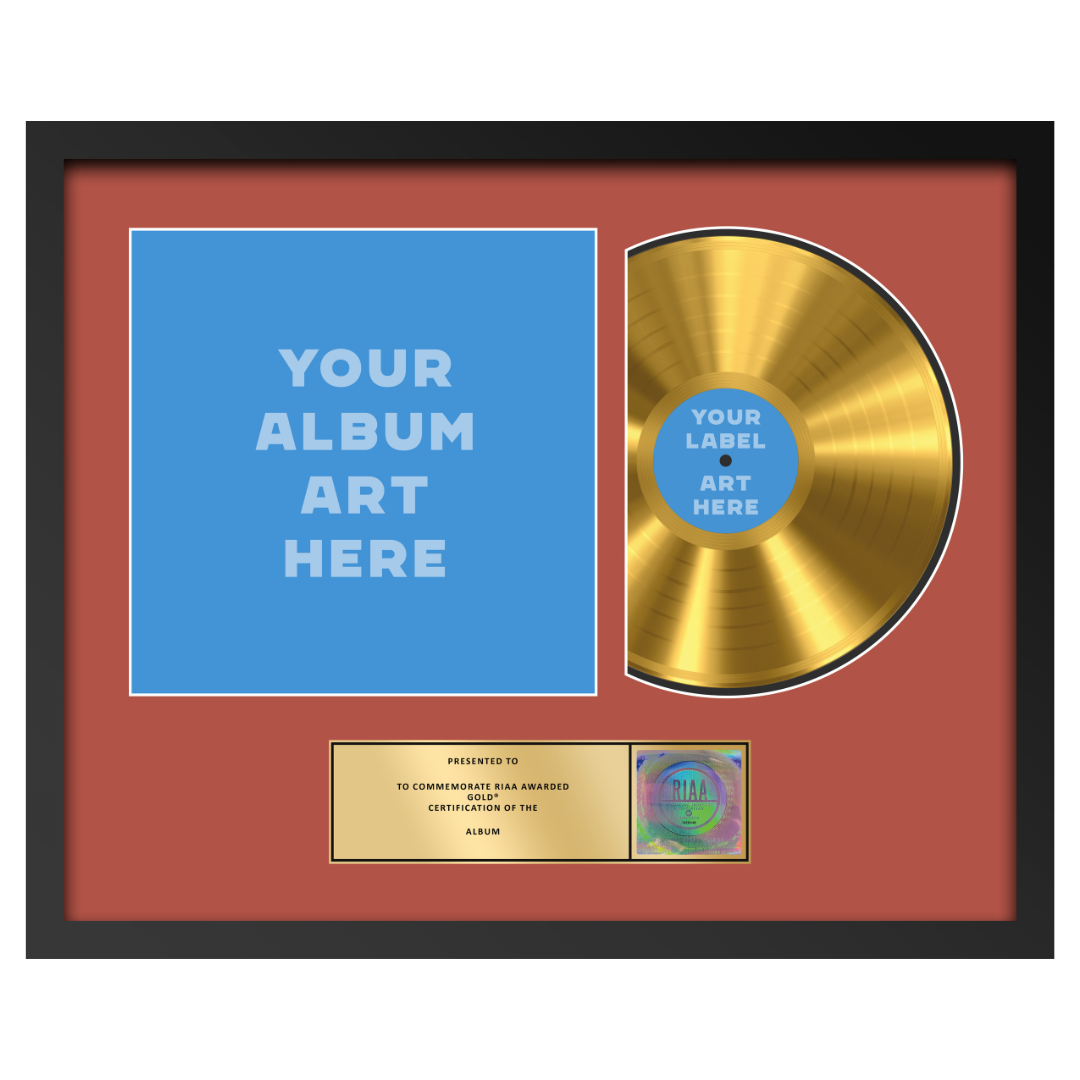 25"x20" RIAA Gold Award