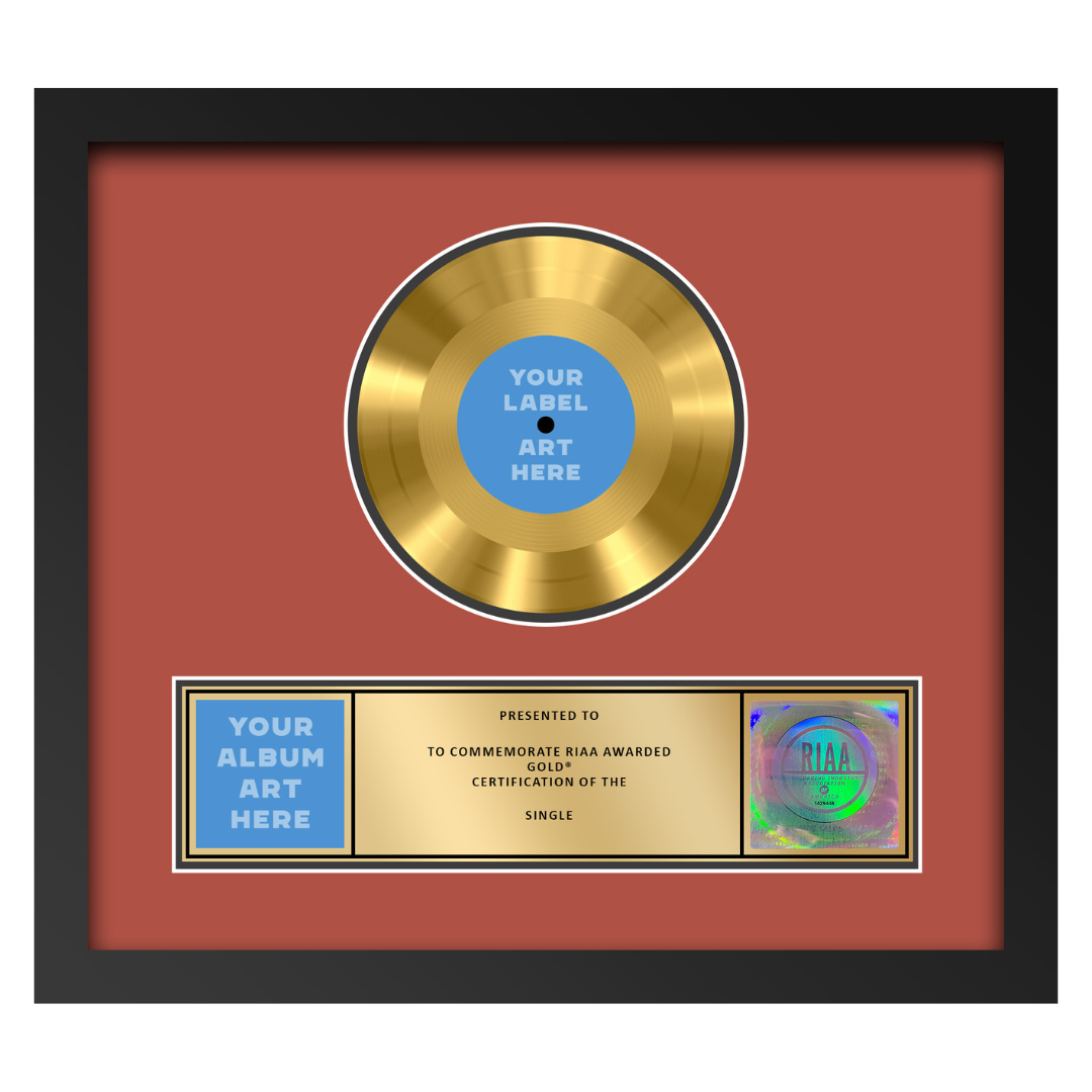 17"x15" RIAA Gold Award