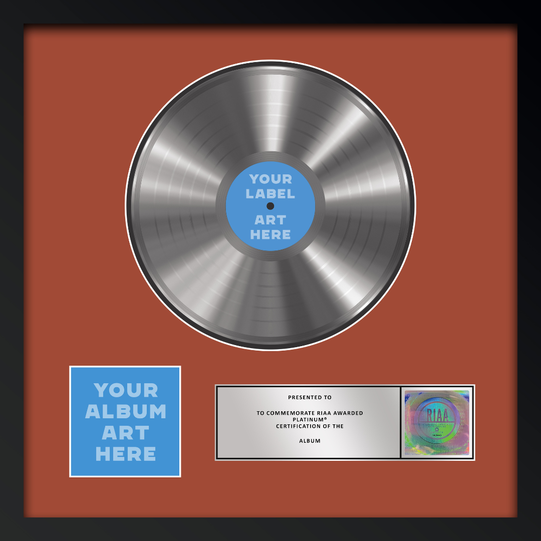 21"x21" RIAA Platinum Award