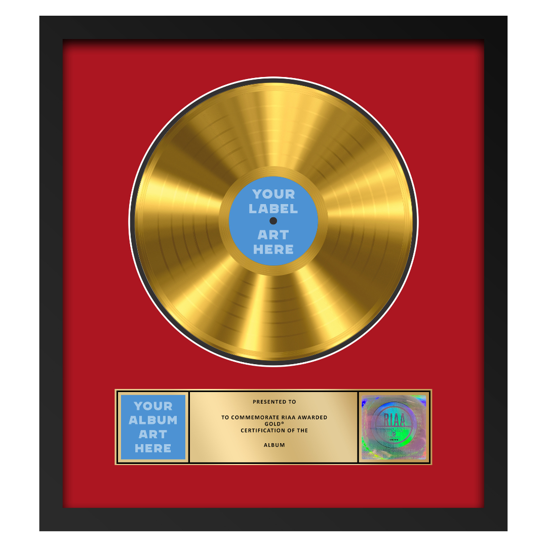 18"x20" RIAA Gold Award