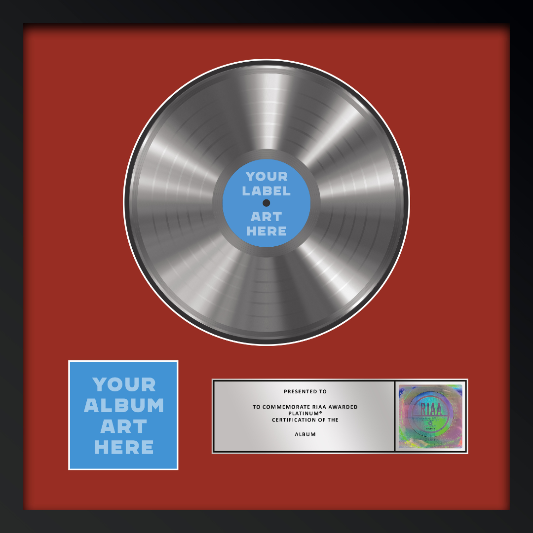 21"x21" RIAA Platinum Award