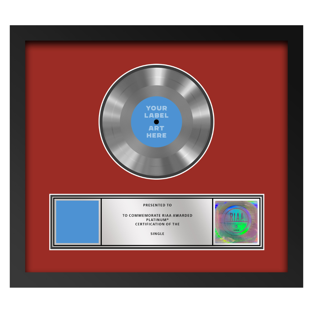 17"x15" RIAA Platinum Award