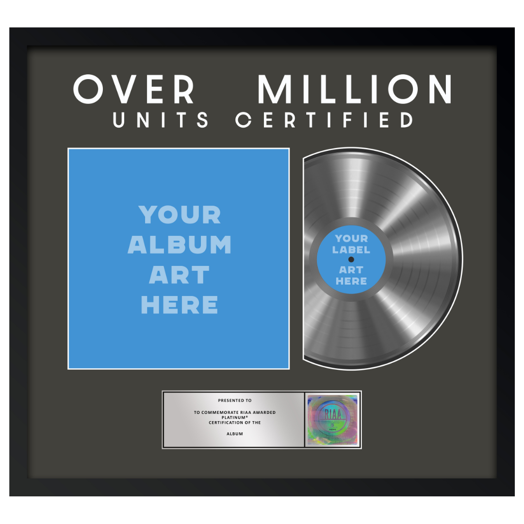 26"x24" RIAA Platinum Award