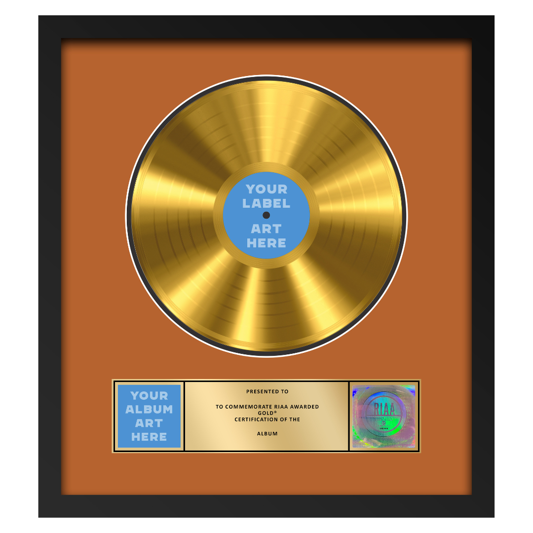 18"x20" RIAA Gold Award