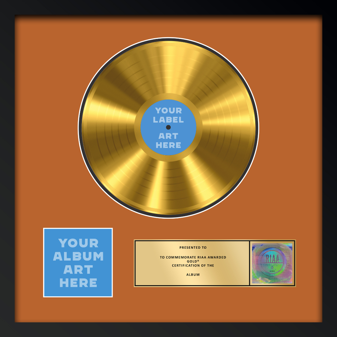 21"x21" RIAA Gold Award