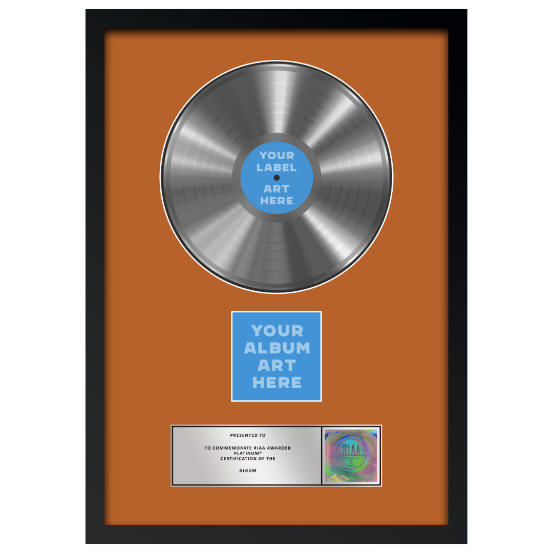 18"x26" RIAA Platinum Award