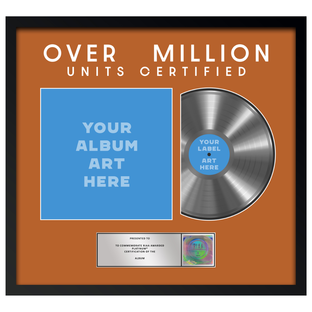 26"x24" RIAA Platinum Award