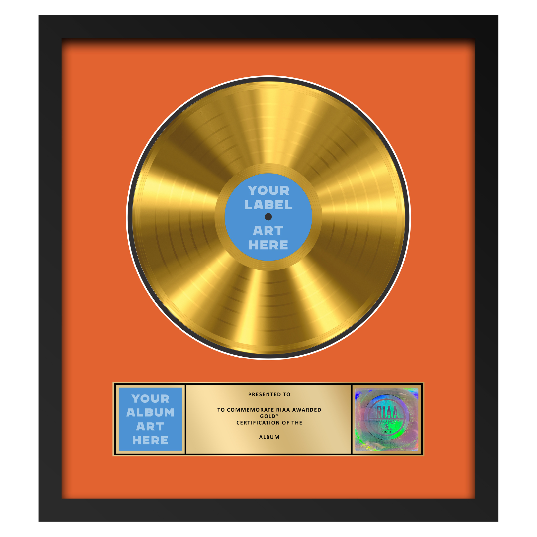 18"x20" RIAA Gold Award