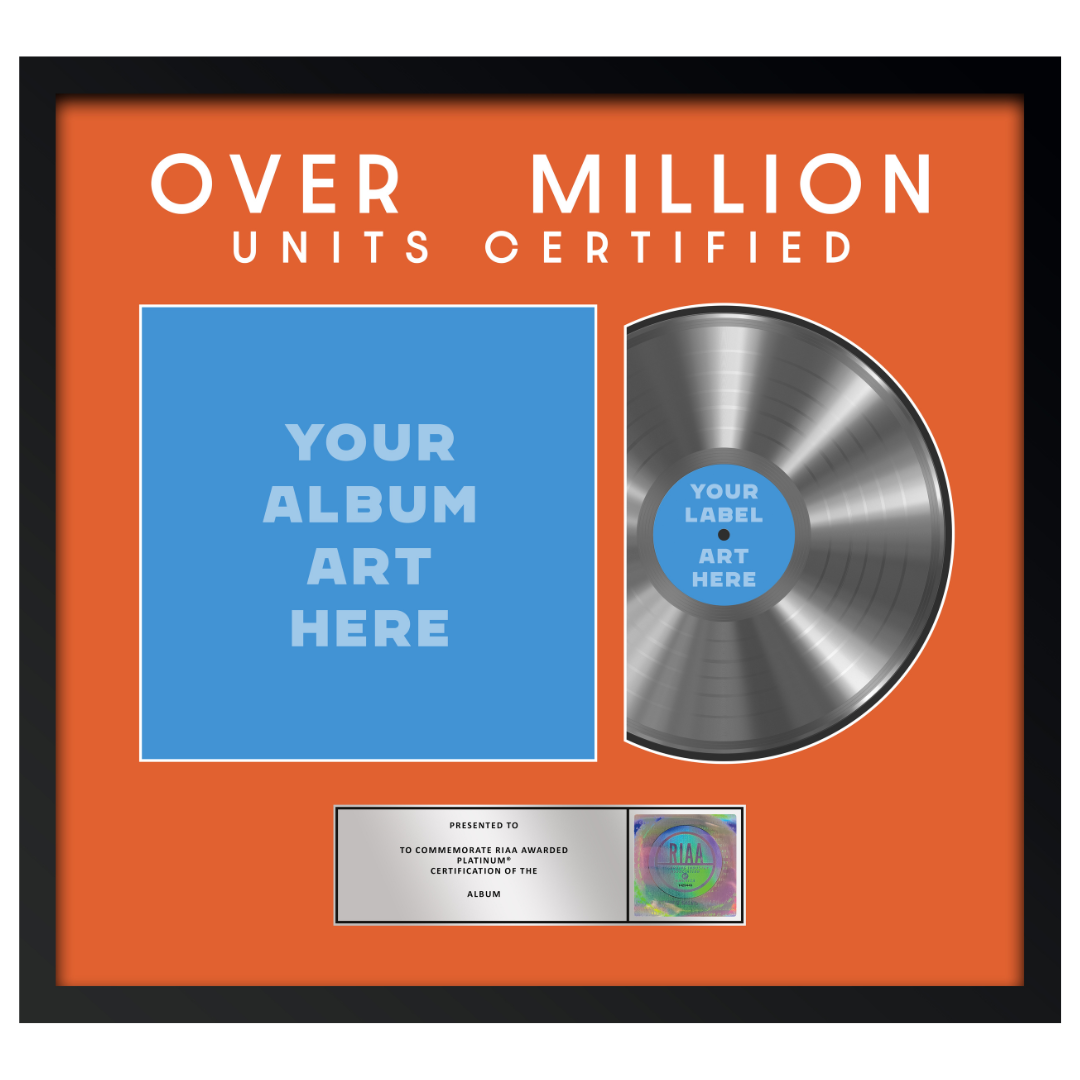 26"x24" RIAA Platinum Award